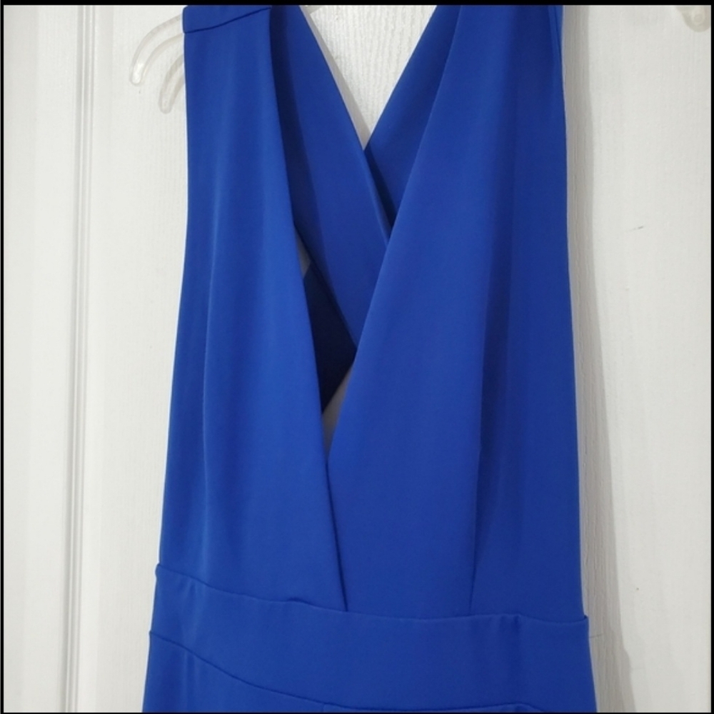 Royal Blue Jumpsuit with Plunging V-Neck Size 1xl💙💙 - Picture 10 of 15